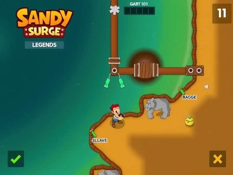 Sandy Surge Legend Gameplay Screenshot